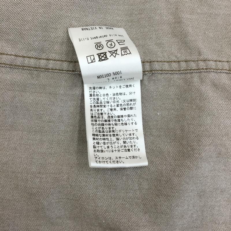 アーバンリサーチ URBAN RESEARCH シャツ、ブラウス 長袖 URBAN RESEARCH 長袖シャツ　No.UR97-13H001 L 無地 茶 / ブラウン /  メンズ USED 古着 中古 10129213