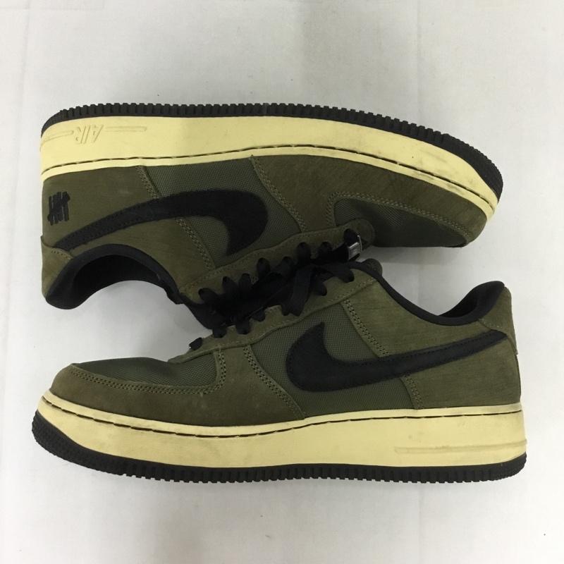 ナイキ NIKE スニーカー スニーカー DH3064-300 AIR FORCE 1 LOW SP UNDEFEATED 27.5cm 箱有 27.5cm ロゴ、文字 カーキ / カーキ / X 黒 / ブラック /  メンズ USED 古着 中古 10130016