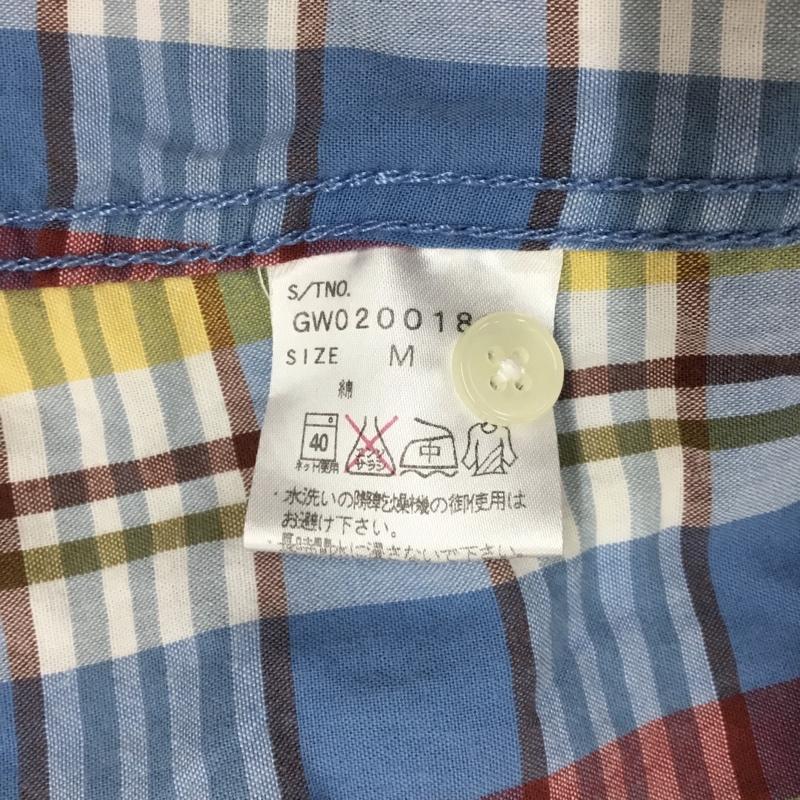 グローバルワーク GLOBAL WORK シャツ、ブラウス 半袖 半袖シャツ チェックシャツ カラーシャツ カジュアルシャツ M チェック マルチカラー / マルチカラー /  メンズ USED 古着 中古 10108840