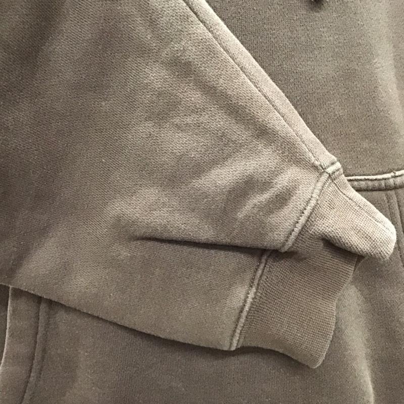 ステューシー STUSSY パーカー 長袖 プルオーバー 裏起毛 バックプリント 2000年代 M ロゴ、文字 茶 / ブラウン /  メンズ USED 古着 中古 10118026