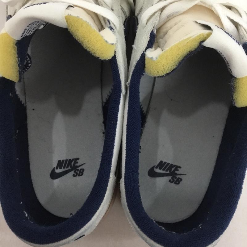 ナイキ NIKE スニーカー スニーカー CD5010-102 SB ヘリテージ バルク 27.5cm 27.5cm ロゴ、文字 紺 / ネイビー / X アイボリー / アイボリー /  メンズ USED 古着 中古 10140598