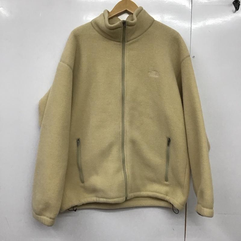 ザノースフェイス THE NORTH FACE ジャケット、上着 ジャケット、ブレザー na-3961 フリースジャケット ジップアップジャケット アウター LL ロゴ、文字 ベージュ / ベージュ /  メンズ USED 古着 中古 10144273