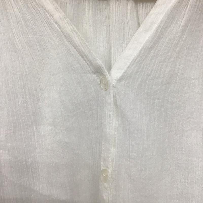 ローリーズファーム LOWRYS FARM シャツ、ブラウス 長袖 lf621112ad ヨウリュウドロストチュニック ブラウス FREE 無地 白 / ホワイト /  レディース USED 古着 中古 10142694