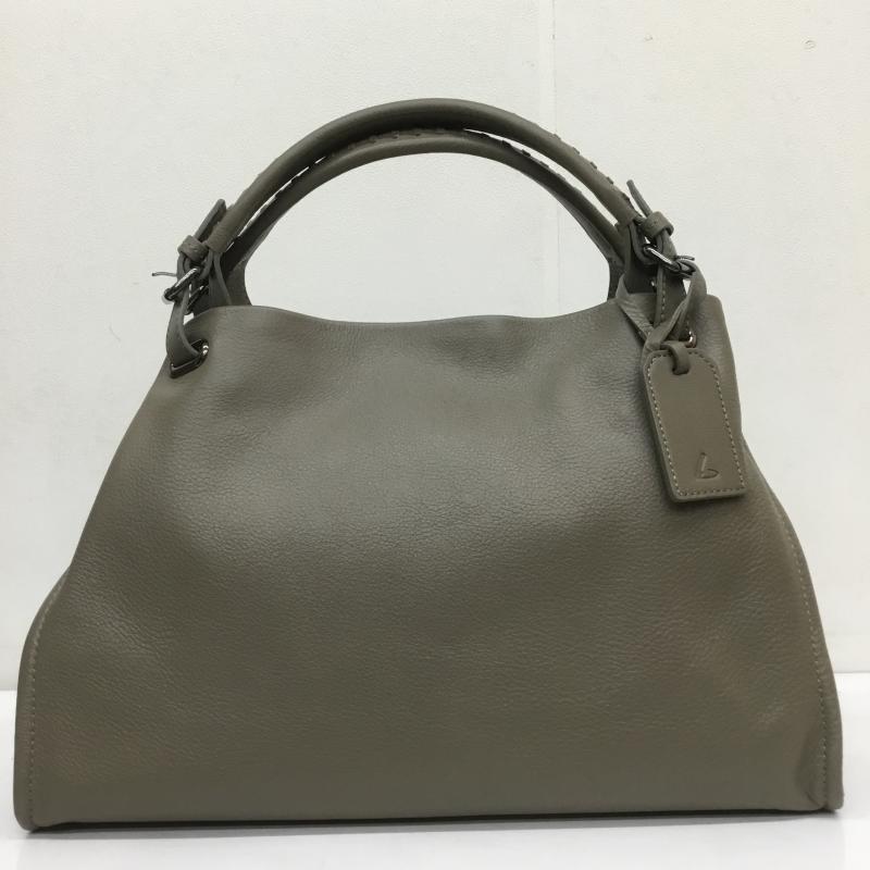 ツチヤカバン 土屋鞄 ハンドバッグ ハンドバッグ CU0127 GR 無地 灰 / グレー /  レディース USED 古着 中古 10110463