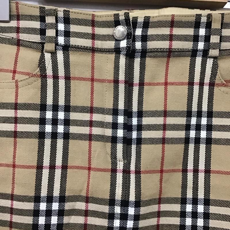 バーバリーブルーレーベル BURBERRY BLUE LABEL スカート ひざ丈スカート タイトスカート 38 チェック マルチカラー / マルチカラー /  レディース USED 古着 中古 10145382