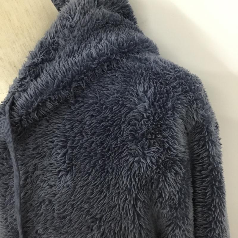 チャンピオン Champion ジャケット、上着 ジャンパー、ブルゾン c3-l615 ジップフードフリースジャケット ジップアップパーカー 長袖パーカー L ロゴ、文字 紺 / ネイビー /  メンズ USED 古着 中古 10109397
