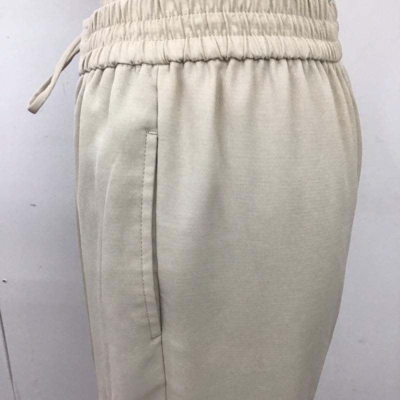 ザラ ZARA ボトムス ボトムス カジュアルパンツ ワークパンツ ワイドパンツ スラックス XS 無地 ベージュ / ベージュ /  レディース USED 古着 中古 10111888