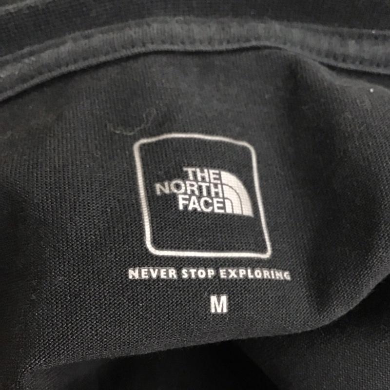 ザノースフェイス THE NORTH FACE Tシャツ 半袖 8210191737 マルチロングシャツ ノーカラーシャツ M ロゴ、文字 黒 / ブラック /  メンズ USED 古着 中古 10126092