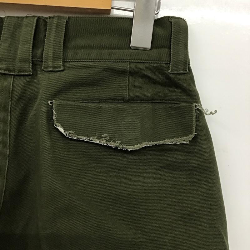 ソエルテ soerte パンツ ワークパンツ、ペインターパンツ sogrg0122004 ワイドストレート ミリタリー カーゴパンツ 2 無地 カーキ / カーキ /  メンズ USED 古着 中古 10147883