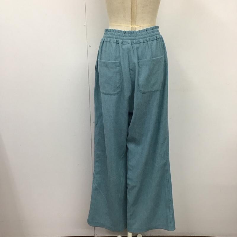 ニコアンド niko and... ボトムス ボトムス NKN43546FL イージーパンツ L 無地 水色 / ライトブルー /  レディース USED 古着 中古 10118704