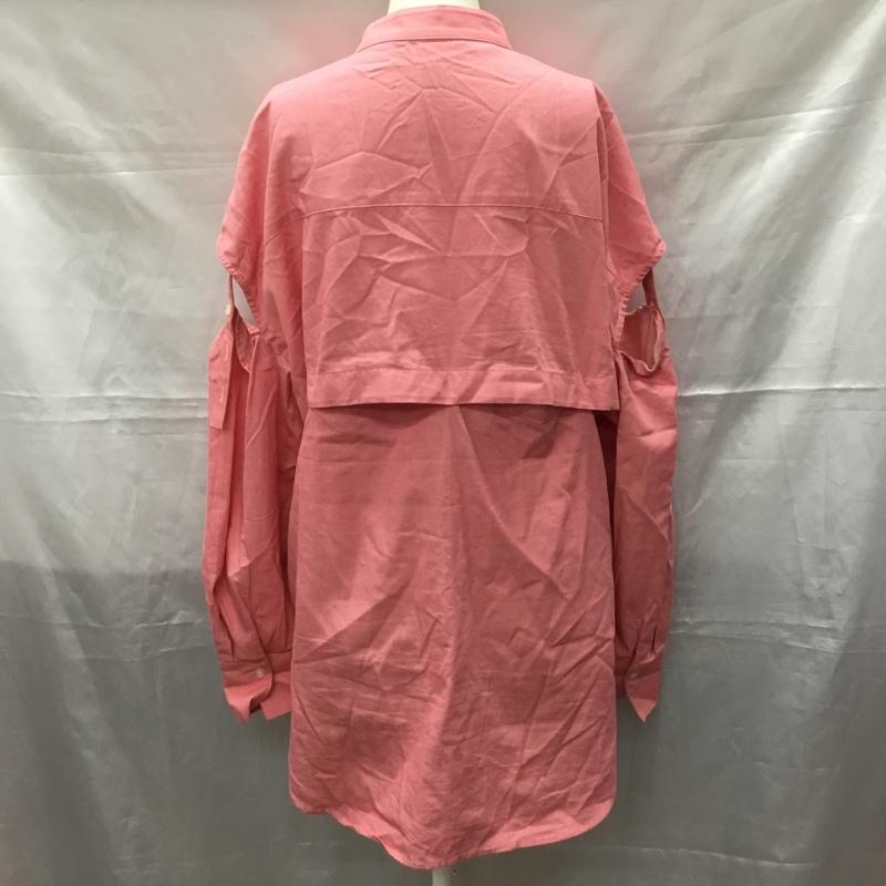 チャオパニック CIAOPANIC シャツ、ブラウス 長袖 CPZ1022104A0008 2WAY 無地 桃 / ピンク /  レディース USED 古着 中古 10112265