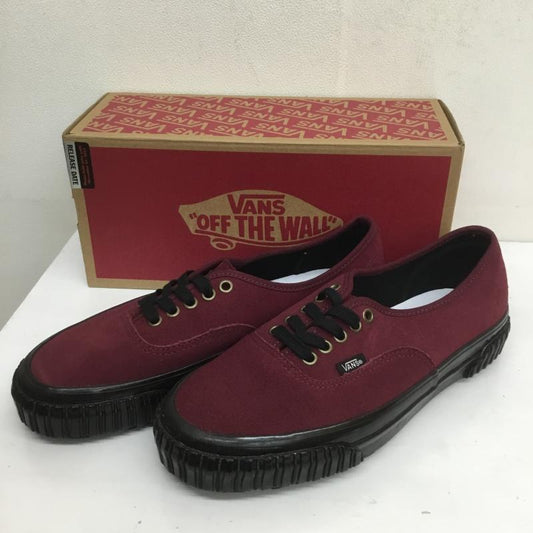 バンズ VANS スニーカー スニーカー ANAHEIM FACTORY AUTHENTIC 44 LUG DX SUEDE PORT VN0005U4PRT1 26.5cm えんじ / ワインレッド / X 黒 / ブラック /  メンズ USED 古着 中古 10108129
