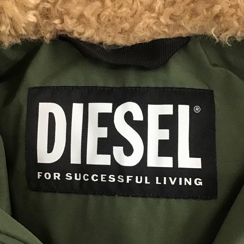 ディーゼル DIESEL ジャケット、上着 ジャンパー、ブルゾン ジップアップジャケット ジャンパー ジャケット カジュアルジャケット アウター XL ロゴ、文字 カーキ / カーキ /  メンズ USED 古着 中古 10124252
