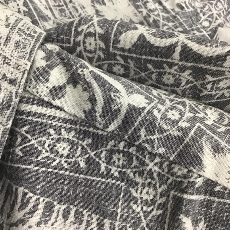 レインスプーナー reyn spooner シャツ、ブラウス 半袖 半袖シャツ プリントシャツ ポケットシャツ M プリント 白 / ホワイト / X 灰 / グレー /  メンズ USED 古着 中古 10136711