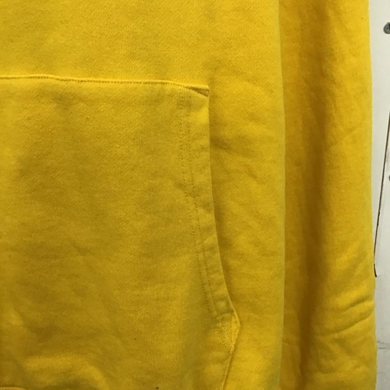 エックスガール X-girl パーカー 長袖 105223012009 CHUBBY LOGO SWEAT HOODIE XL プリント 黄 / イエロー /  レディース USED 古着 中古 10146635