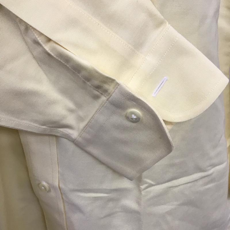 ブルックスブラザーズ BROOKS BROTHERS シャツ、ブラウス 長袖 ボタンダウン コットン 無地 橙 / オレンジ /  メンズ USED 古着 中古 10111181