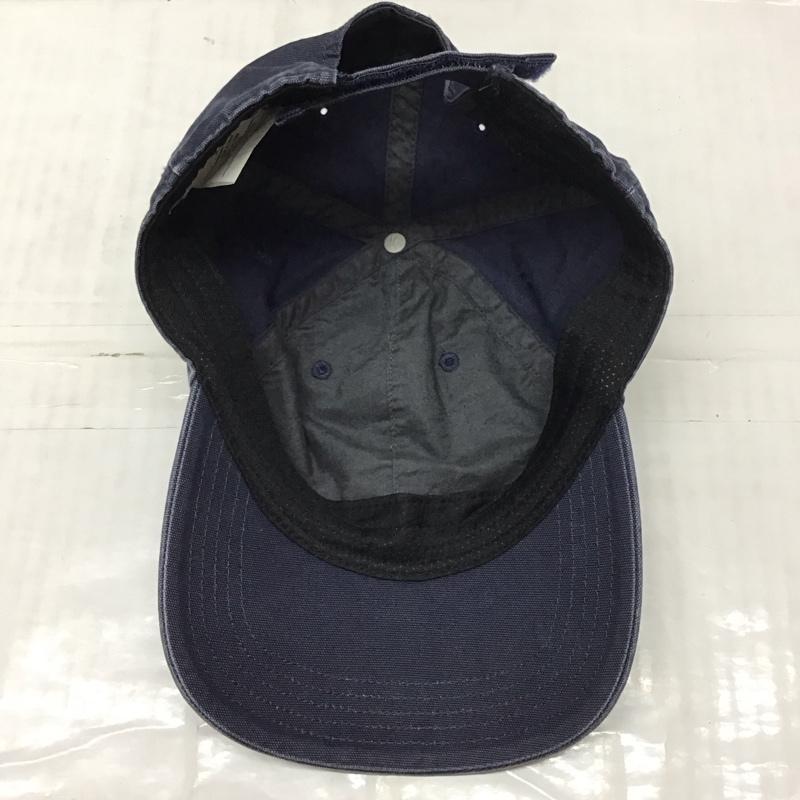 カーハート Carhartt 帽子 キャップ 100289 412 ODESSA CAP ロゴ、文字 紺 / ネイビー /  メンズ USED 古着 中古 10115679