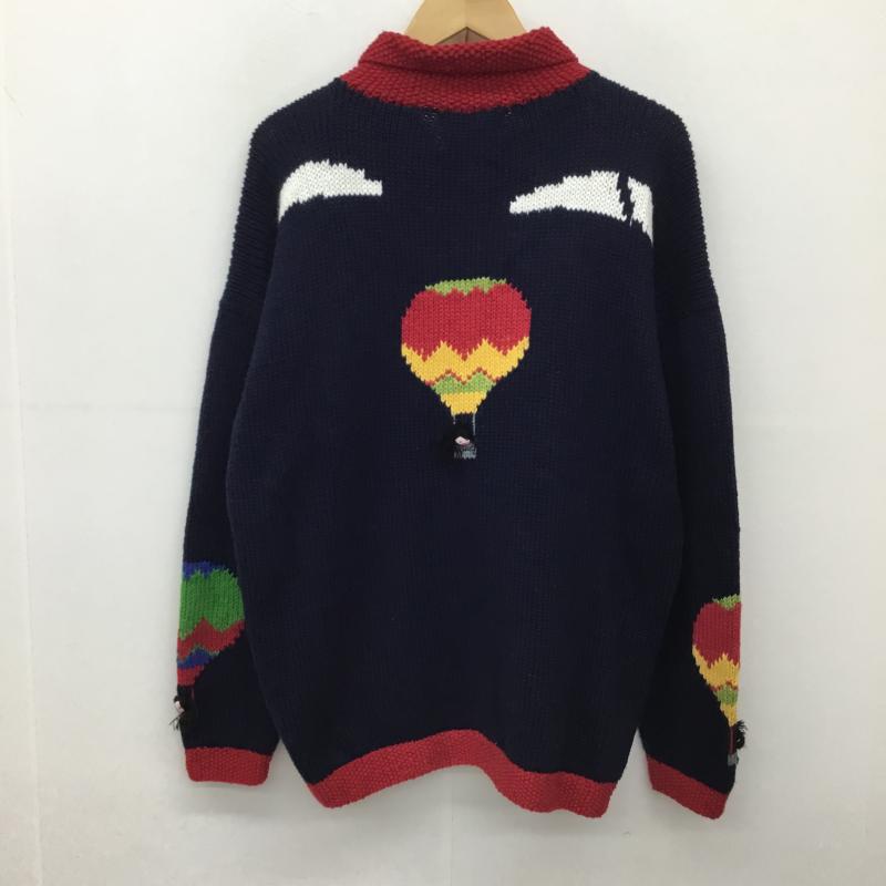 ユーズドクロージング used clothes カーディガン 長袖 Trails of the Andes キャラクター 紺 / ネイビー /  レディース USED 古着 中古 10136775