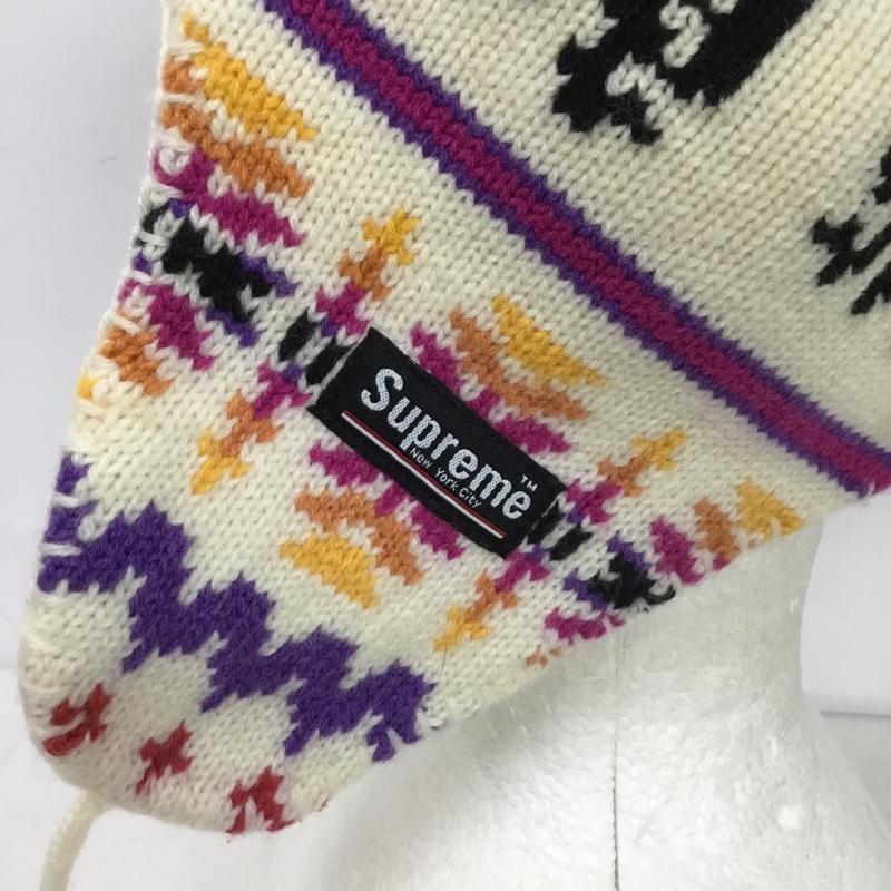 シュプリーム Supreme 帽子 ニット帽 Fuck You Pay Me Ear Flap Beanie ロゴ、文字 マルチカラー / マルチカラー /  メンズ USED 古着 中古 10146071