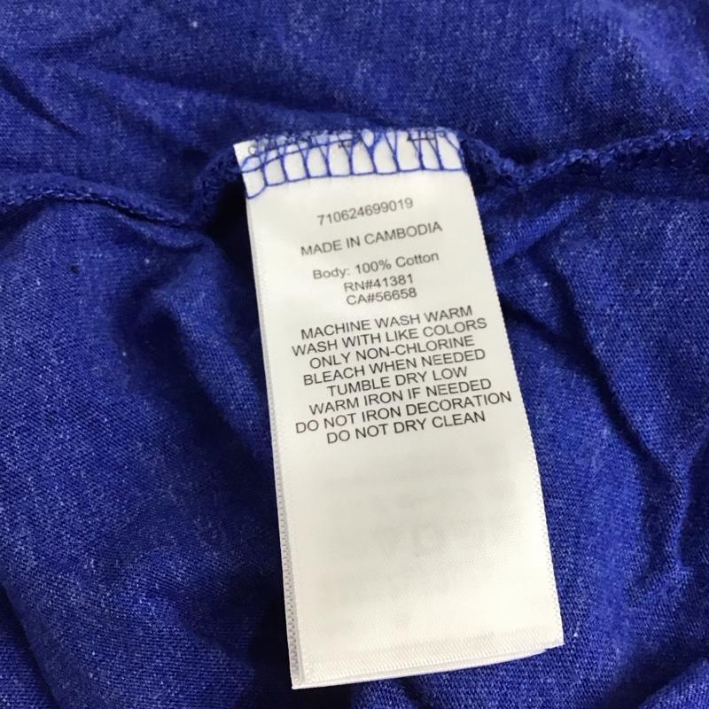 ポロラルフローレン POLO RALPH LAUREN Tシャツ 半袖 半袖カットソー プリントTシャツ クルーネックカットソー L ロゴ、文字 青 / ブルー /  メンズ USED 古着 中古 10149708