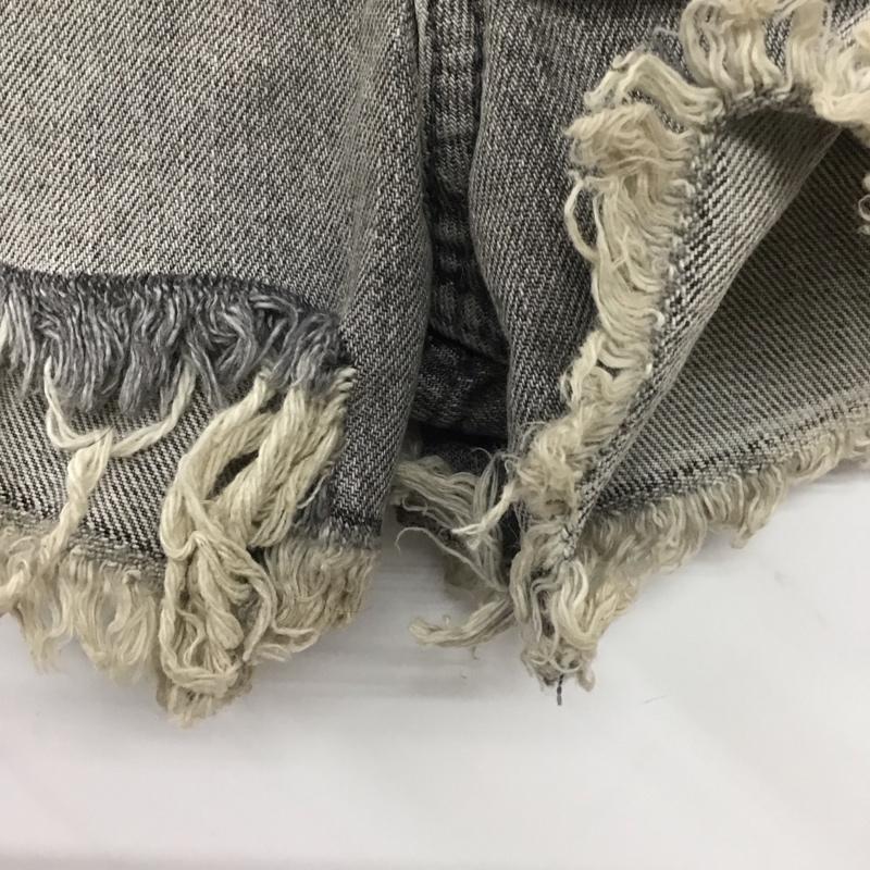 ザラ ZARA パンツ ショートパンツ 3660/079/802 34 無地 灰 / グレー /  レディース USED 古着 中古 10149050