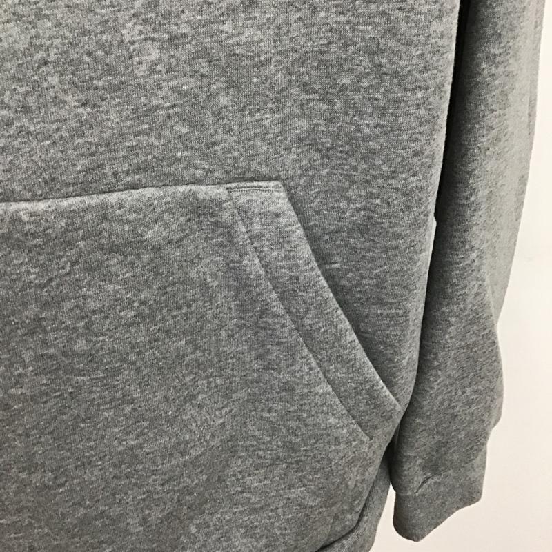 エアジョーダン AIR JORDAN パーカー 長袖 フーディ プルオーバー NIKE 4L 無地 灰 / グレー /  メンズ USED 古着 中古 10106065