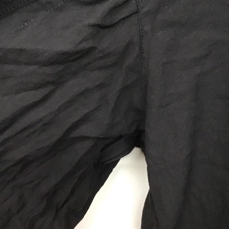 フリークスストア FREAK S STORE カットソー 長袖 長袖カットソー ノーカラーシャツ パフスリーブ FREE 無地 黒 / ブラック /  レディース USED 古着 中古 10135025