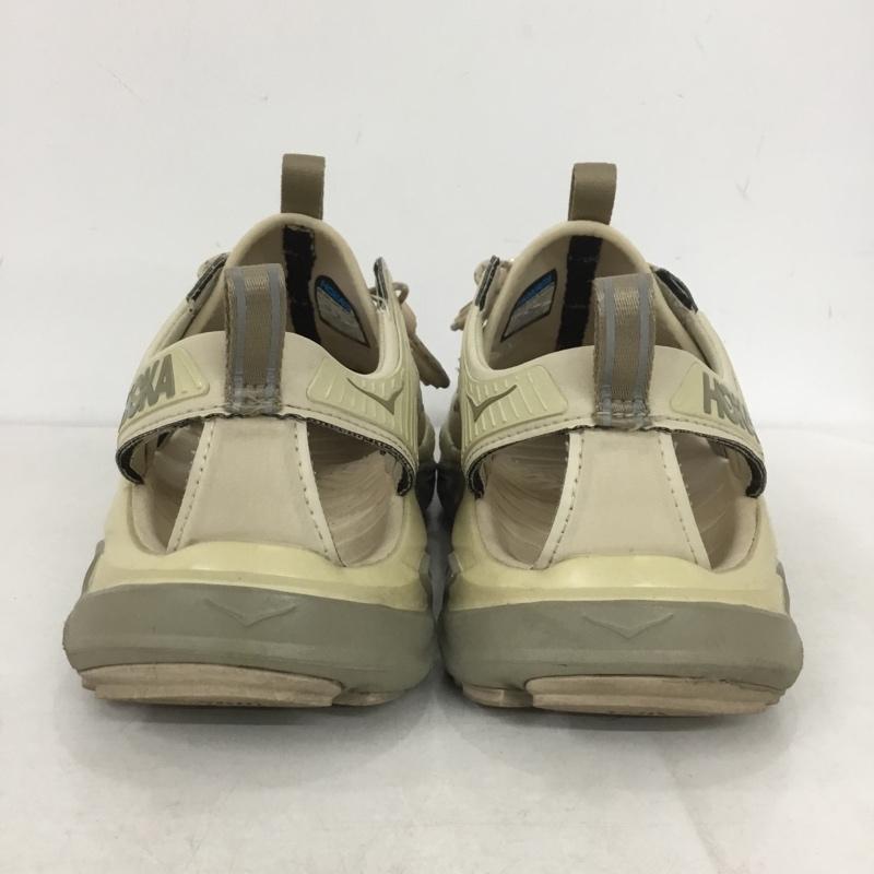 ホカオネオネ HOKA ONEONE サンダル サンダル 1123112 SSDD マウンテンサンダル 水陸両用 HOPARA 25.5cm 25.5cm ロゴ、文字 ベージュ / ベージュ /  メンズ USED 古着 中古 10140191