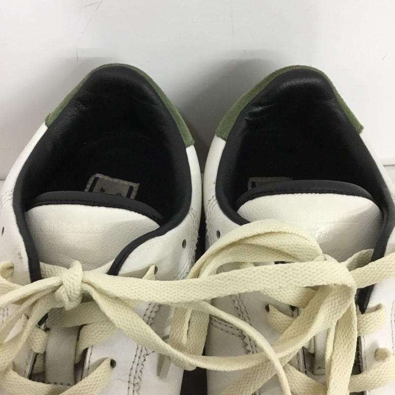 オニツカタイガーアンドレアポンピリオ Onitsuka Tiger × ANDREA POMPILIO スニーカー スニーカー TH709L DELEGACY 27.5cm 27.5cm ロゴ、文字 白 / ホワイト / X カーキ / カーキ /  メンズ USED 古着 中古 10146027