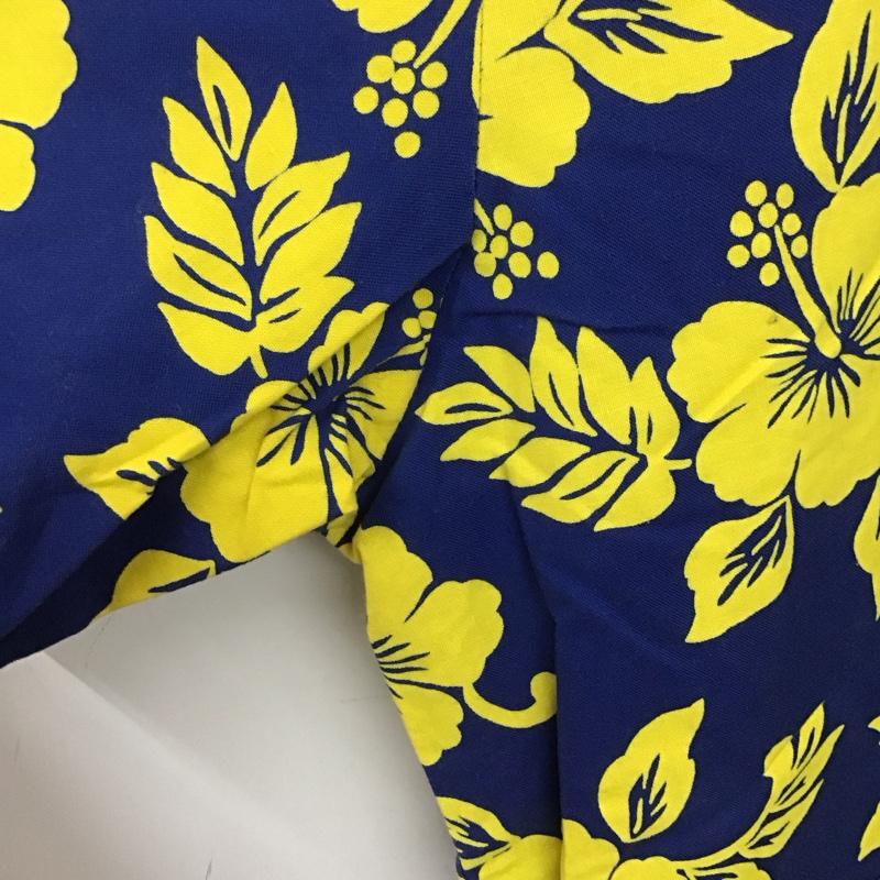 古着 USED シャツ、ブラウス 半袖 半袖シャツ プリントシャツ ポケットシャツ アロハシャツ XL プリント 青 / ブルー / X 黄 / イエロー /  メンズ USED 古着 中古 10137688