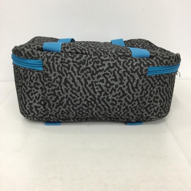 バートン BURTON バッグ バッグ 小物入れ ハンドバッグ 総柄 灰 / グレー / X 青 / ブルー /  メンズ USED 古着 中古 10131588