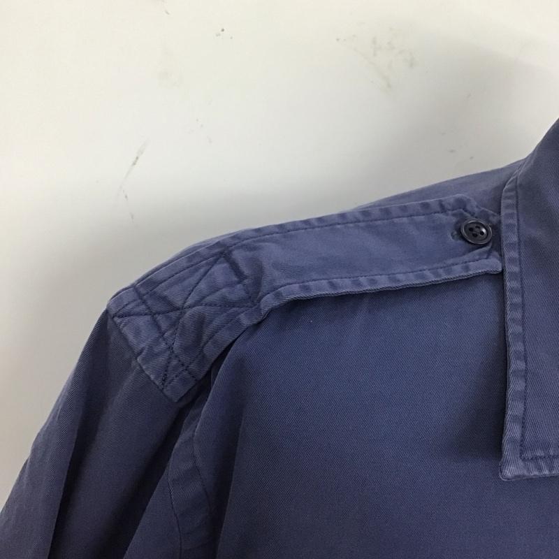 ポロラルフローレン POLO RALPH LAUREN シャツ、ブラウス 長袖 長袖シャツ 無地シャツ カラーシャツ L 無地 紺 / ネイビー /  メンズ USED 古着 中古 10127412