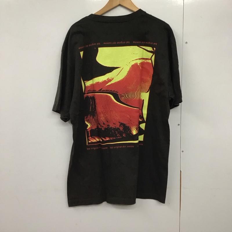 バル BAL Tシャツ 半袖 半袖カットソー プリントTシャツ クルーネックカットソー プリント 黒 / ブラック /  メンズ USED 古着 中古 10141414