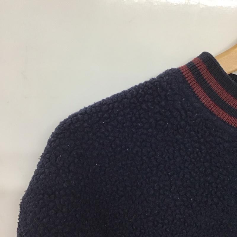 ポロバイラルフローレン Polo by RALPH LAUREN トレーナー 長袖 長袖ボアプルオーバー クルーネック トレーナー 90s usa製 M ロゴ、文字 紺 / ネイビー /  メンズ USED 古着 中古 10143523