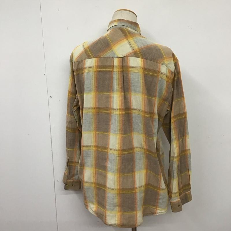 マルボロクラシックス MCS MARLBORO CLASSICS シャツ、ブラウス 長袖 ボタンダウン チェック M ロゴ、文字 マルチカラー / マルチカラー /  メンズ USED 古着 中古 10106806
