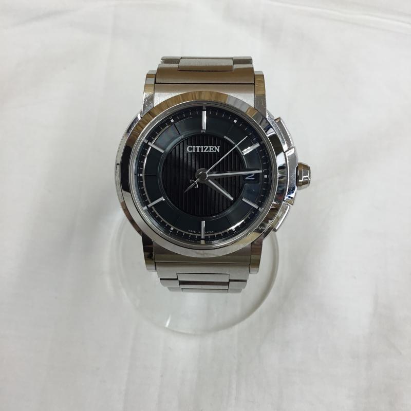 シチズン CITIZEN 腕時計 アナログ（自動巻き） H11A-T017304　ソーラー式 ロゴ、文字 銀 / シルバー /  メンズ USED 古着 中古 10149985