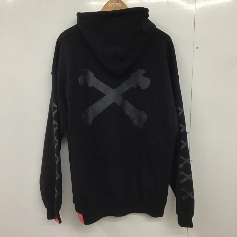 ヘッドグーニー HEADGOONIE パーカー 長袖 長袖パーカー プルオーバーパーカー スウェット XL ロゴ、文字 黒 / ブラック /  メンズ USED 古着 中古 10149104