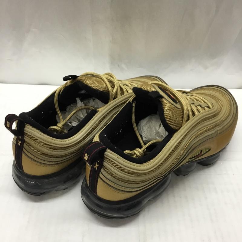 ナイキ NIKE スニーカー スニーカー AJ7291 700 AIR VAPORMAX 97 29cm 箱有 29.0cm ワンポイント 金 / ゴールド / X 黒 / ブラック /  メンズ USED 古着 中古 10111044