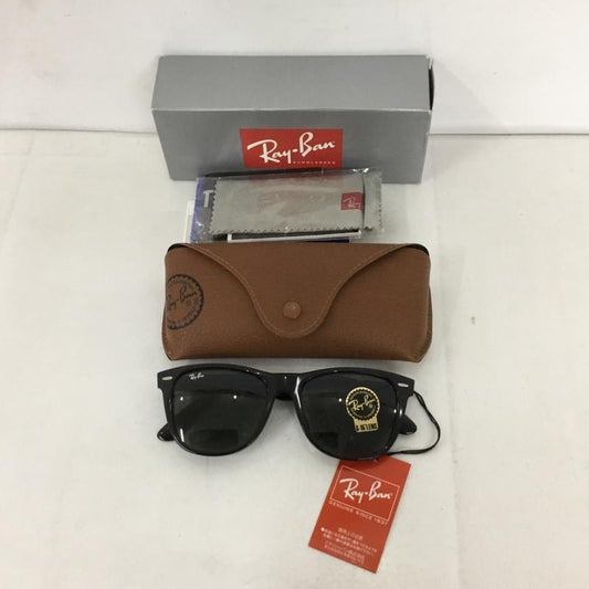 レイバン Ray-Ban めがね・サングラス サングラス RB2140-F WAYFARER カラーレンズ ロゴ、文字 黒 / ブラック /  メンズ USED 古着 中古 10129403