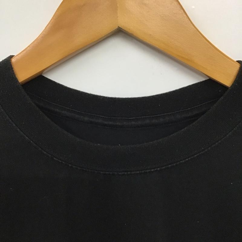 ザノースフェイス THE NORTH FACE Tシャツ 半袖 nt32108 バンダナスクエアロゴ プリントTシャツ L ロゴ、文字 黒 / ブラック /  メンズ USED 古着 中古 10132305