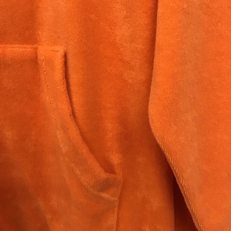 ステューシー STUSSY パーカー 長袖 ジップアップパーカー 長袖パーカー カジュアルジャケット M 無地 橙 / オレンジ /  メンズ USED 古着 中古 10145365