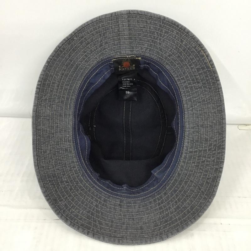 マイザー MAYSER 帽子 ハット 1317871 ワンポイント 紺 / ネイビー /  メンズ USED 古着 中古 10109918