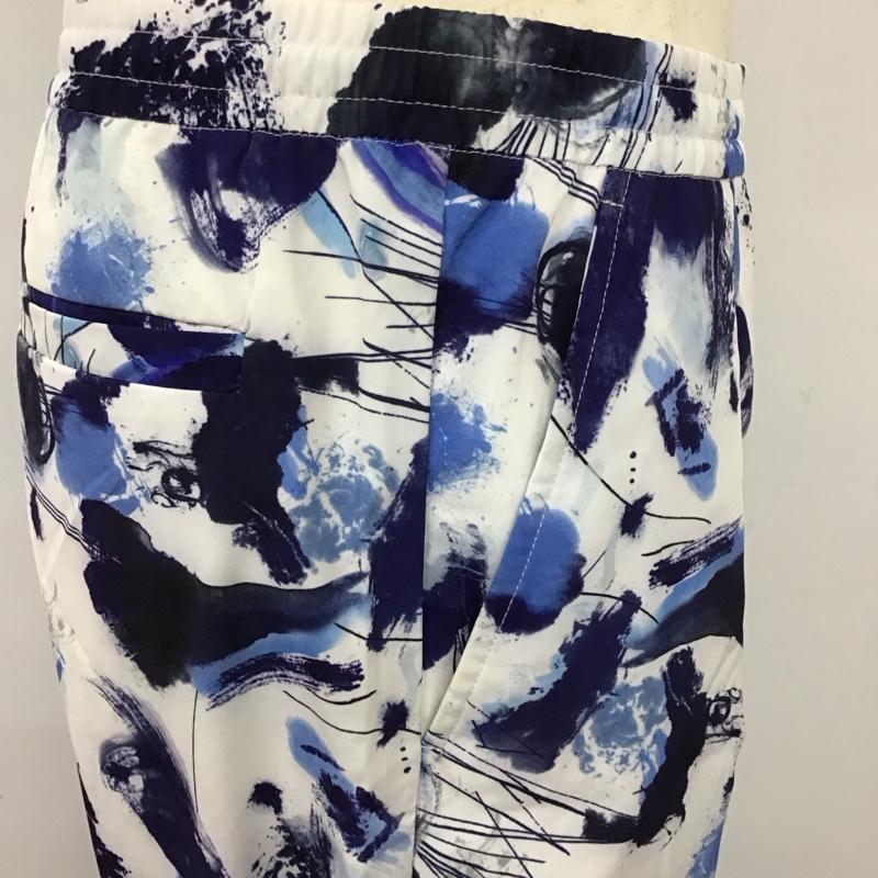 フォーワンセブンバイエディフィス 417 BY EDIFICE パンツ ワークパンツ、ペインターパンツ 21-030-312-3024-2-0 ワイドパンツ カジュアルパンツ ワークパンツ L 総柄 マルチカラー / マルチカラー /  メンズ USED 古着 中古 10112706