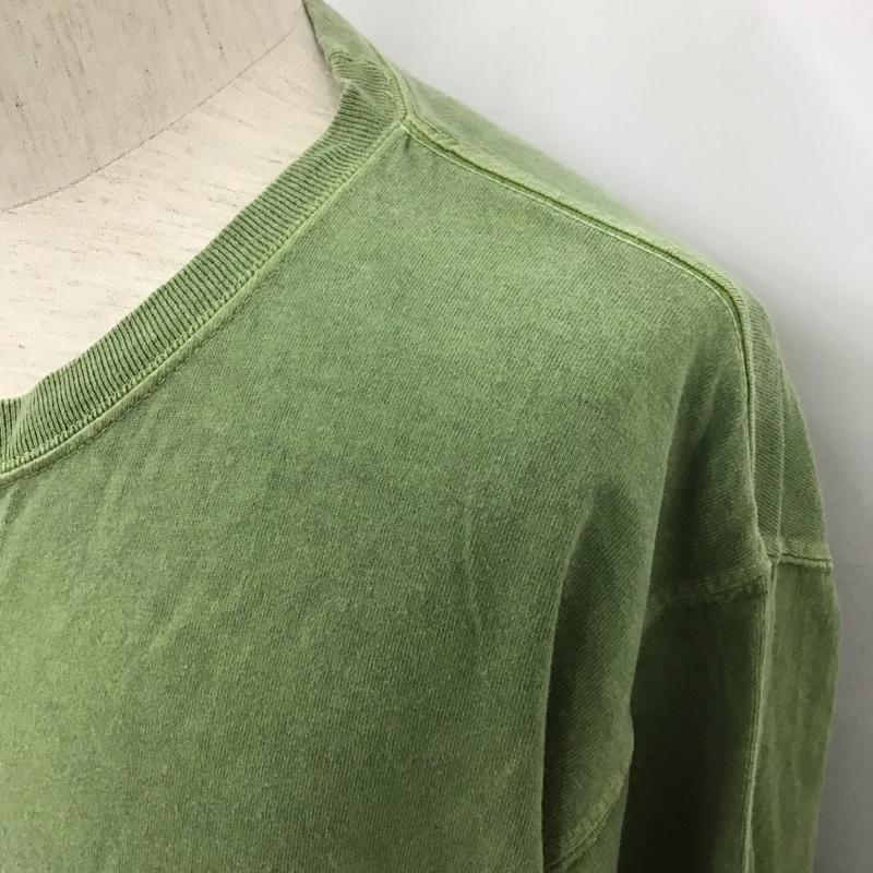 グッドオン Good On Tシャツ 長袖 XL 無地 緑 / グリーン /  メンズ USED 古着 中古 10107891
