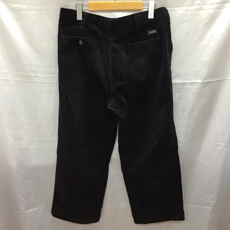 トップサイダー TOP-SIDER パンツ デニム、ジーンズ コーデュロイパンツ ワイドパンツ ストレートパンツ カジュアルパンツ 無地 黒 / ブラック /  メンズ USED 古着 中古 10116220