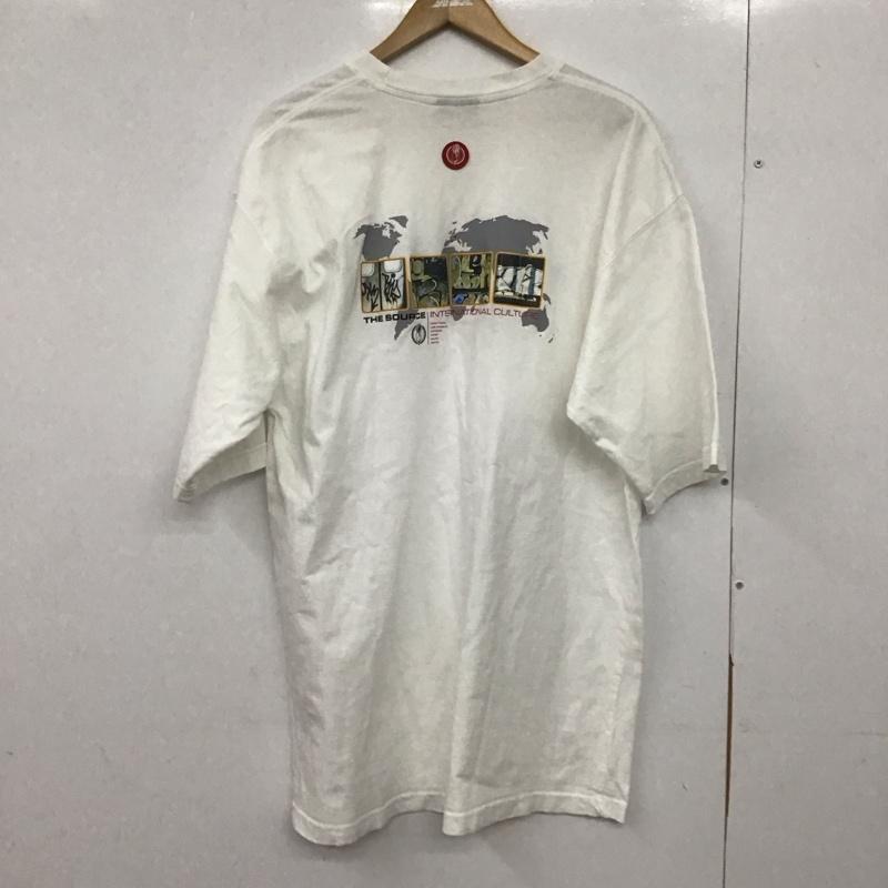 古着 USED Tシャツ 半袖 半袖カットソー プリントTシャツ クルーネックカットソー XL ロゴ、文字 白 / ホワイト /  メンズ USED 古着 中古 10148286