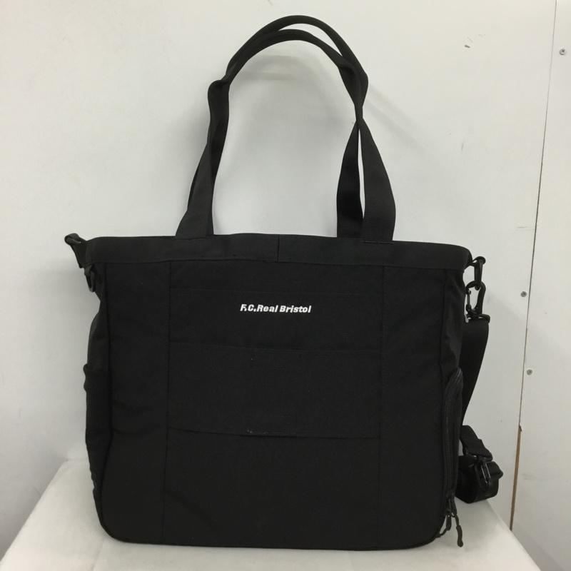 エフシーレアルブリストル F.C.Real Bristol トートバッグ トートバッグ FCRB-240108 TOUR TOTE BAG ショルダー 2WAY タグ付き ロゴ、文字 黒 / ブラック /  メンズ USED 古着 中古 10143934
