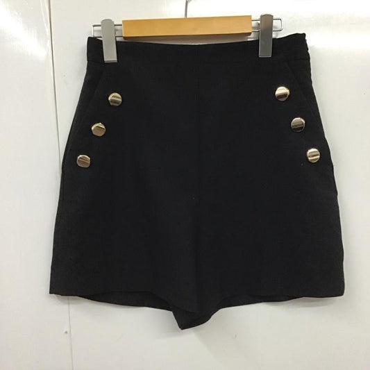 ザラ ZARA パンツ ショートパンツ 2319 789 800 S 無地 黒 / ブラック /  レディース USED 古着 中古 10116688