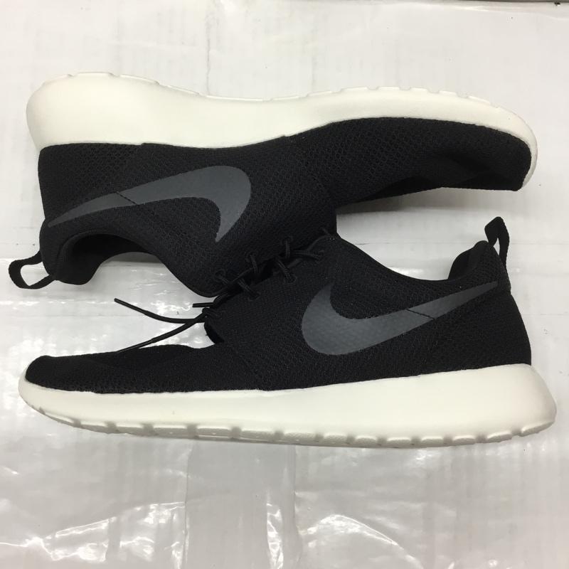 ナイキ NIKE スニーカー スニーカー 511881-010 ROSHE ONE 28cm 28.0cm ワンポイント 黒 / ブラック / X 白 / ホワイト /  メンズ USED 古着 中古 10109380