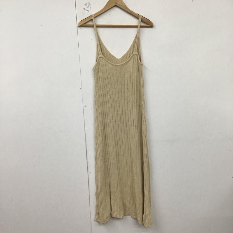 ジーナシス JEANASIS ワンピース ロングスカート FREE 無地 ベージュ / ベージュ /  レディース USED 古着 中古 10128915